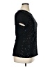 Chaps 100% Cotton Stars Black Short Sleeve Top Size XL - photo 4