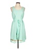 Hot & Delicious 100% Polyester Green Sleeveless Top Size L - photo 1