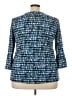 Susan Graver Blue 3/4 Sleeve Blouse Size 2X - photo 2