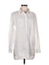 Athleta Ivory Long Sleeve Button-Down Shirt Size M - photo 1