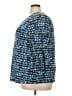 Susan Graver Blue 3/4 Sleeve Blouse Size 2X - photo 5
