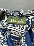 Maude Paisley Blue Casual Dress Size L - photo 7