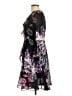 Taylor 100% Polyester Floral Black Cocktail Dress Size L (estimated) - photo 5