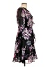 Taylor 100% Polyester Floral Black Cocktail Dress Size L (estimated) - photo 4