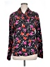 Neiman Marcus Floral Black Long Sleeve Blouse Size 14 - photo 1