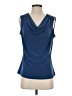 NY Collection Blue Sleeveless Blouse Size S - photo 1