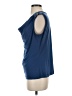NY Collection Blue Sleeveless Blouse Size S - photo 5