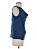 NY Collection Blue Sleeveless Blouse Size S - photo 4