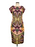 ECI Print Purple Casual Dress Size 8 - photo 1