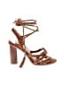 Joie 100% Leather Brown Sandals Size EU 35 1/2 - photo 1