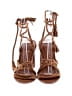 Joie 100% Leather Brown Sandals Size EU 35 1/2 - photo 2