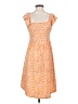No Boundaries Paisley Orange Casual Dress Size 7 - 9 - photo 2