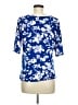 East5th Blue 3/4 Sleeve Blouse Size M - photo 2