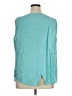 Flax Teal Sleeveless Blouse Size 14 (L) - photo 2