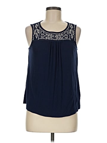 Skies Are Blue Sleeveless Blouse (view 1)
