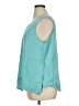 Flax Teal Sleeveless Blouse Size 14 (L) - photo 5
