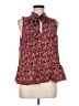 Joie 100% Silk Red Sleeveless Silk Top Size M - photo 1