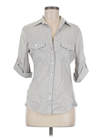 James Perse 3/4 Sleeve Button-Down Shirt (view 1)