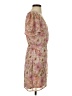 Lush 100% Polyester Floral Pink Casual Dress Size S - photo 4
