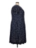 Woman Within Polka Dots Blue Casual Dress Size 18 - 20 - photo 4