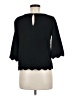 Monteau Black 3/4 Sleeve Top Size M - photo 2