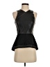 BCBGMAXAZRIA 100% Polyurethane Black Sleeveless Blouse Size XXS - photo 1