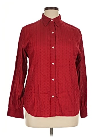 Lauren by Ralph Lauren Long Sleeve Button-Down Shirt (view 1)