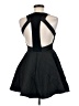 Keepsake Chevron-herringbone Black Cocktail Dress Size M - photo 2