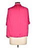 PREMISE 100% Polyester Pink Short Sleeve Blouse Size L - photo 2