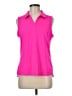 emerald 100% Polyester Pink Sleeveless Blouse Size M - photo 1