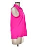 emerald 100% Polyester Pink Sleeveless Blouse Size M - photo 4