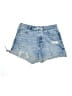 Zara Blue Denim Shorts Size 14 - photo 1