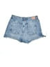 Zara Blue Denim Shorts Size 14 - photo 2