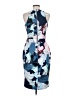 Bar III Print Blue Cocktail Dress Size M - photo 2
