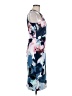 Bar III Print Blue Cocktail Dress Size M - photo 4