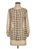 Ann Taylor LOFT 100% Polyester Tan 3/4 Sleeve Blouse Size XS - photo 1