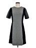 Ann Taylor LOFT Color Block Gray Casual Dress Size 6 - photo 1