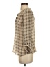 Ann Taylor LOFT 100% Polyester Tan 3/4 Sleeve Blouse Size XS - photo 5