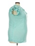 Unbranded Teal Short Sleeve Blouse Size 2X - photo 4
