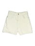 Zara Solid Ivory Khaki Shorts Size 4 - photo 1