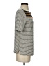Tory Burch Stripes Gray Short Sleeve Turtleneck Size S - photo 4