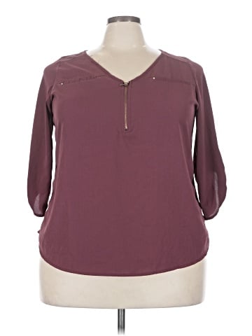 Tempted Hearts 3/4 Sleeve Blouse (view 1)