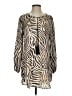 Chico's Animal Print Tan Casual Dress Size Sm (0) - photo 1