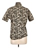 Assorted Brands Animal Print Tan Short Sleeve Button-Down Shirt Size L - photo 2