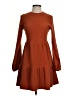Shein Solid Brown Casual Dress Size S - photo 1