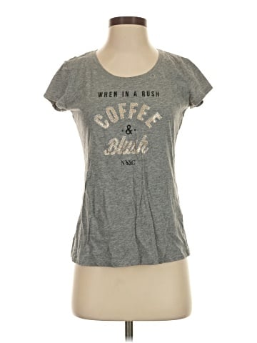 New York & Company Short Sleeve T-Shirt (view 1)