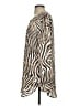 Chico's Animal Print Tan Casual Dress Size Sm (0) - photo 5