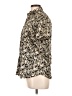 Assorted Brands Animal Print Tan Short Sleeve Button-Down Shirt Size L - photo 5