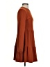 Shein Solid Brown Casual Dress Size S - photo 4