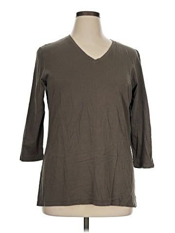 Flax 3/4 Sleeve T-Shirt (view 1)